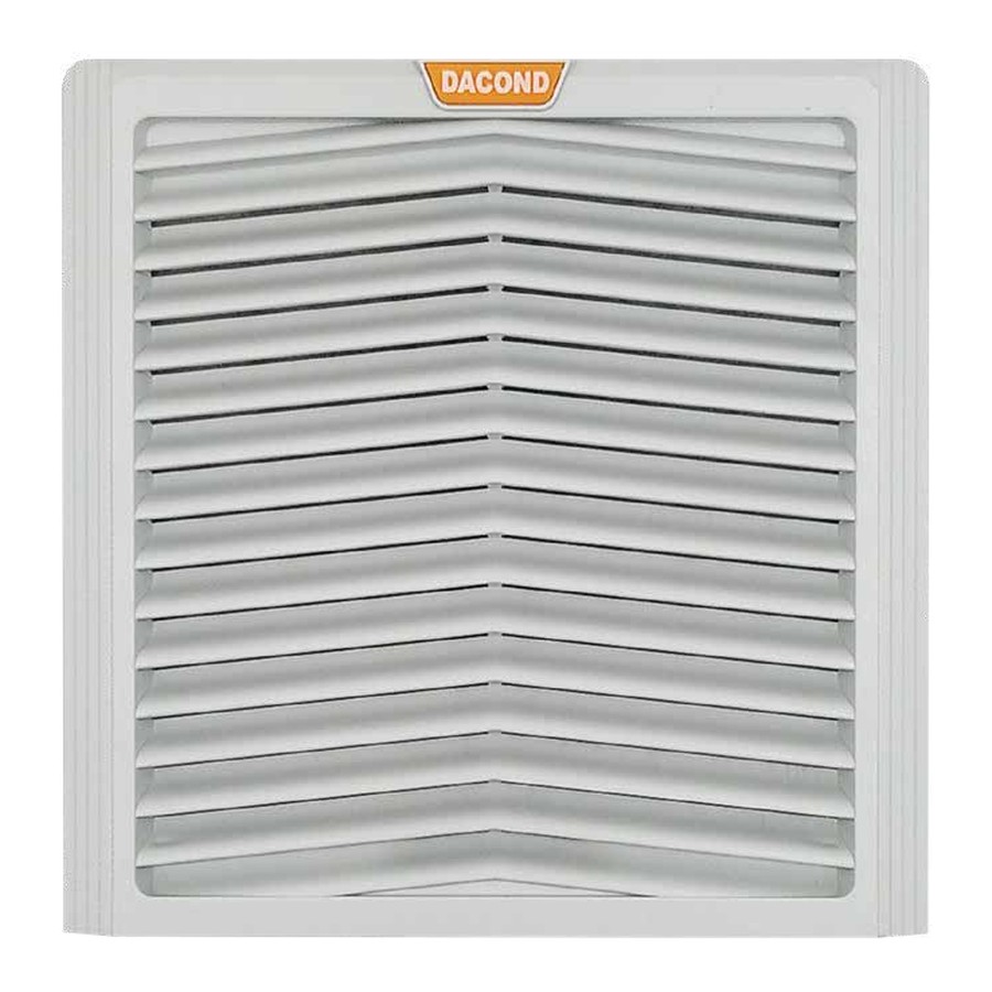 Решётка с фильтром DACOND 223×223 мм, IP54