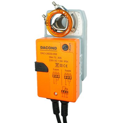 Электропривод DACOND DAC-LM230-30S (30 Н·м, 230 В, без пружины)