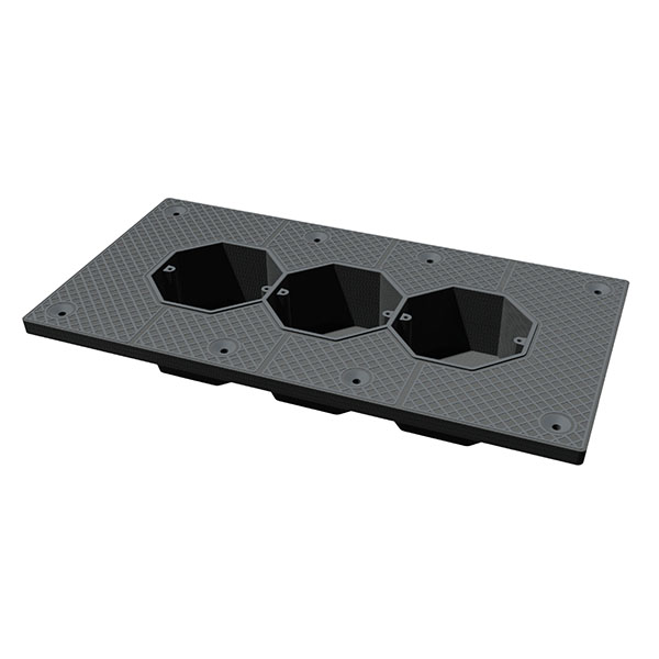 Подрозетник звукоизоляционный Ультракустик на 3 поста