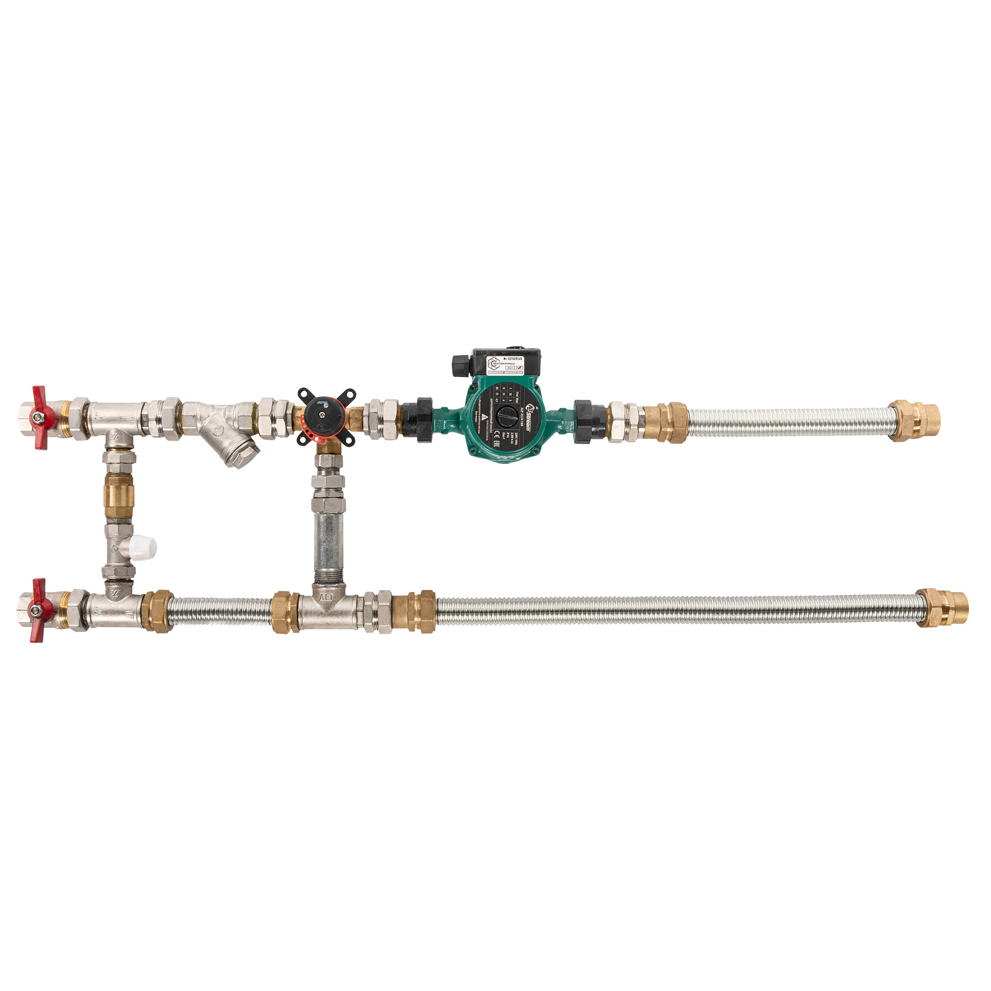 Узел смесительный с гибкими подводками SHUFT MST 32-80-16.0-C24-F