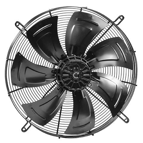 Вентилятор осевой YWF4D-630S-180/100-G вытяжной на сетке (18700 м³/ч)
