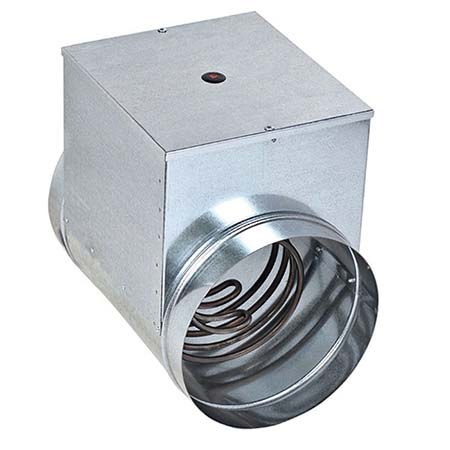 Электрический канальный нагреватель НККм-250-4,0-1ф для круглого воздуховода