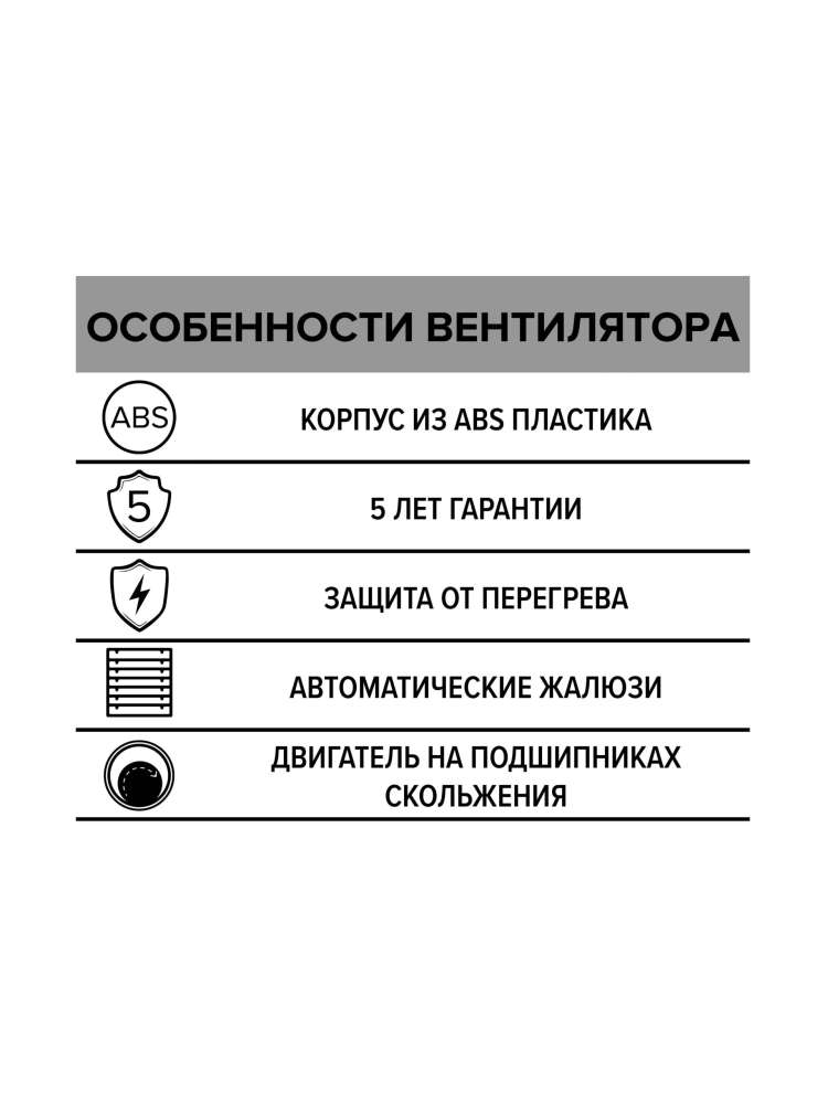Вентилятор накладной EURO D100 автоматическое жалюзи ERA