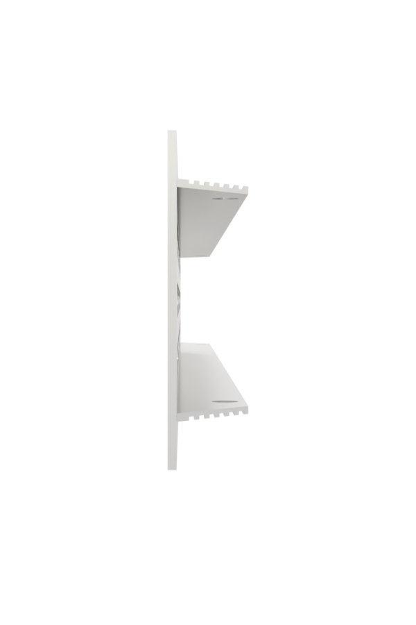 Решетка вентиляционная DP AL переточная 300x42 алюминий серебристый ERA